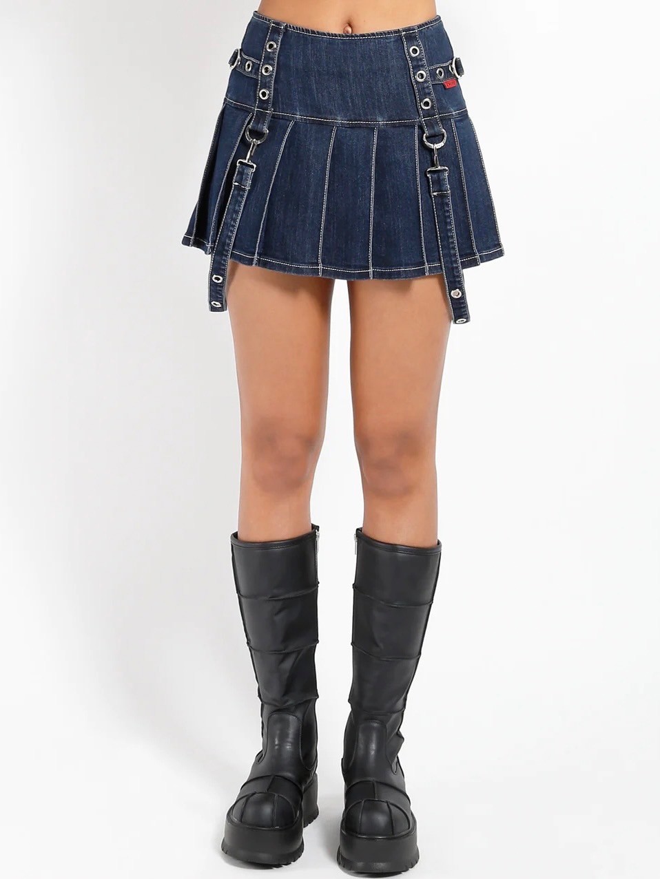 【TRIPP NYC】PLEATED BONDAGE SKIRT[DS4235]