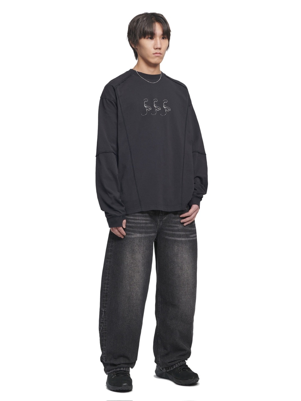 【NOMANUAL】B.C.L DENIM PANTS / 【ノーマニュアル】ワイドデニムパンツ