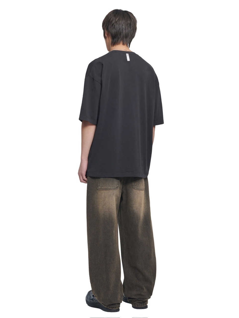 NOMANUAL】B.C.L DENIM PANTS / 【ノーマニュアル】ワイドデニム NOMANUAL】B.C.L DENIM PANTS / 【ノーマニュアル】ワイドデニム