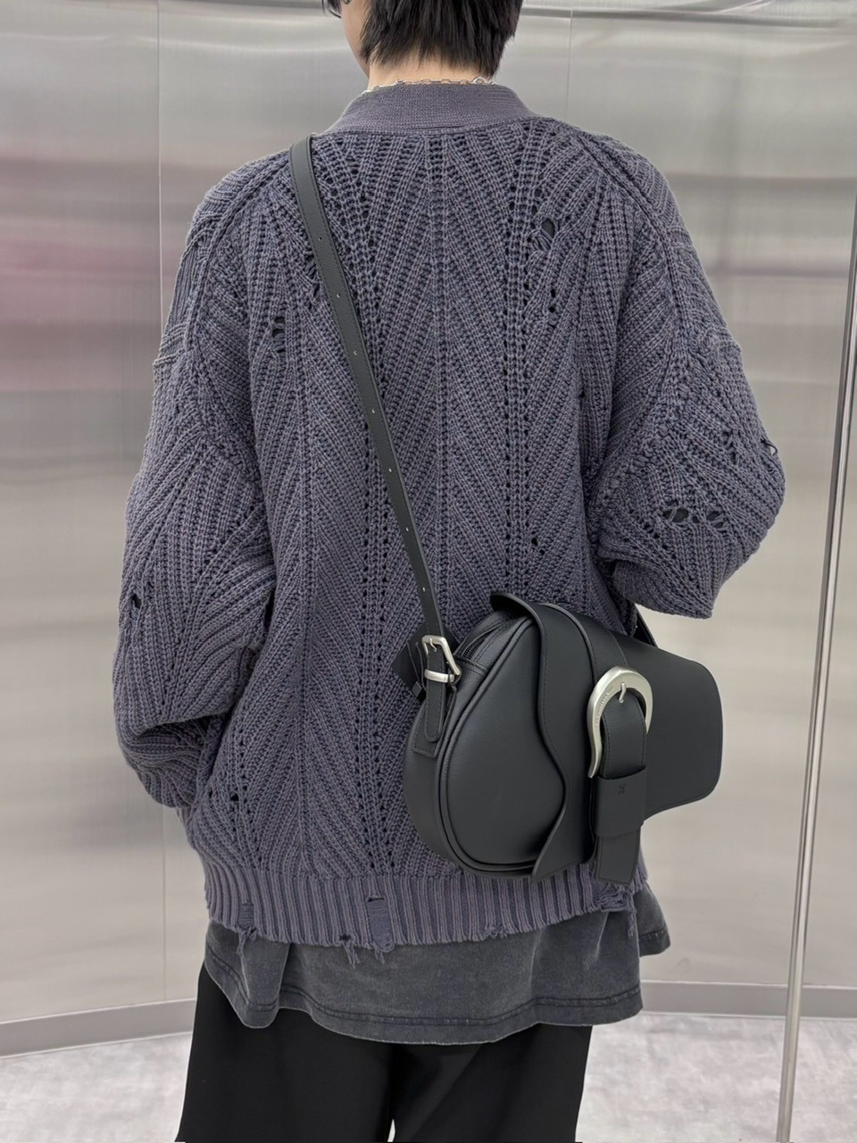 受注制【nmtc +】wash knit cardigan (2color)