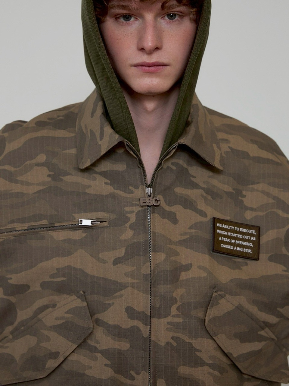● ESC STUDIO ● big waves blouson unisex ★25SS ESC STUDIO】big waves' blouson | OUR BRAND,ESC STUDIO