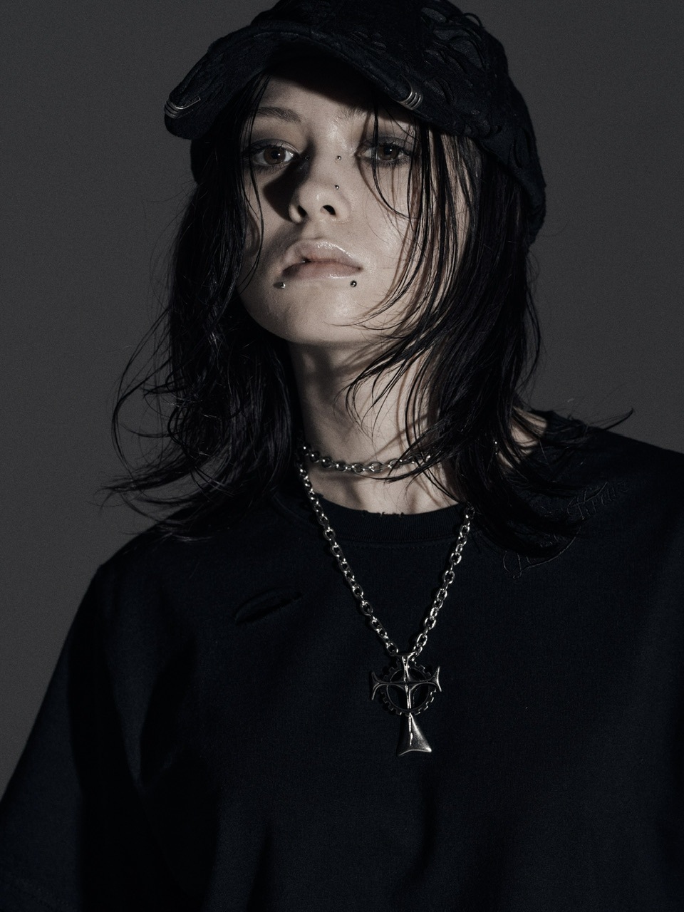 Rosen Kreuz】GUILTY CROSS LARGE NECKLACE | OUR BRAND,Rosen