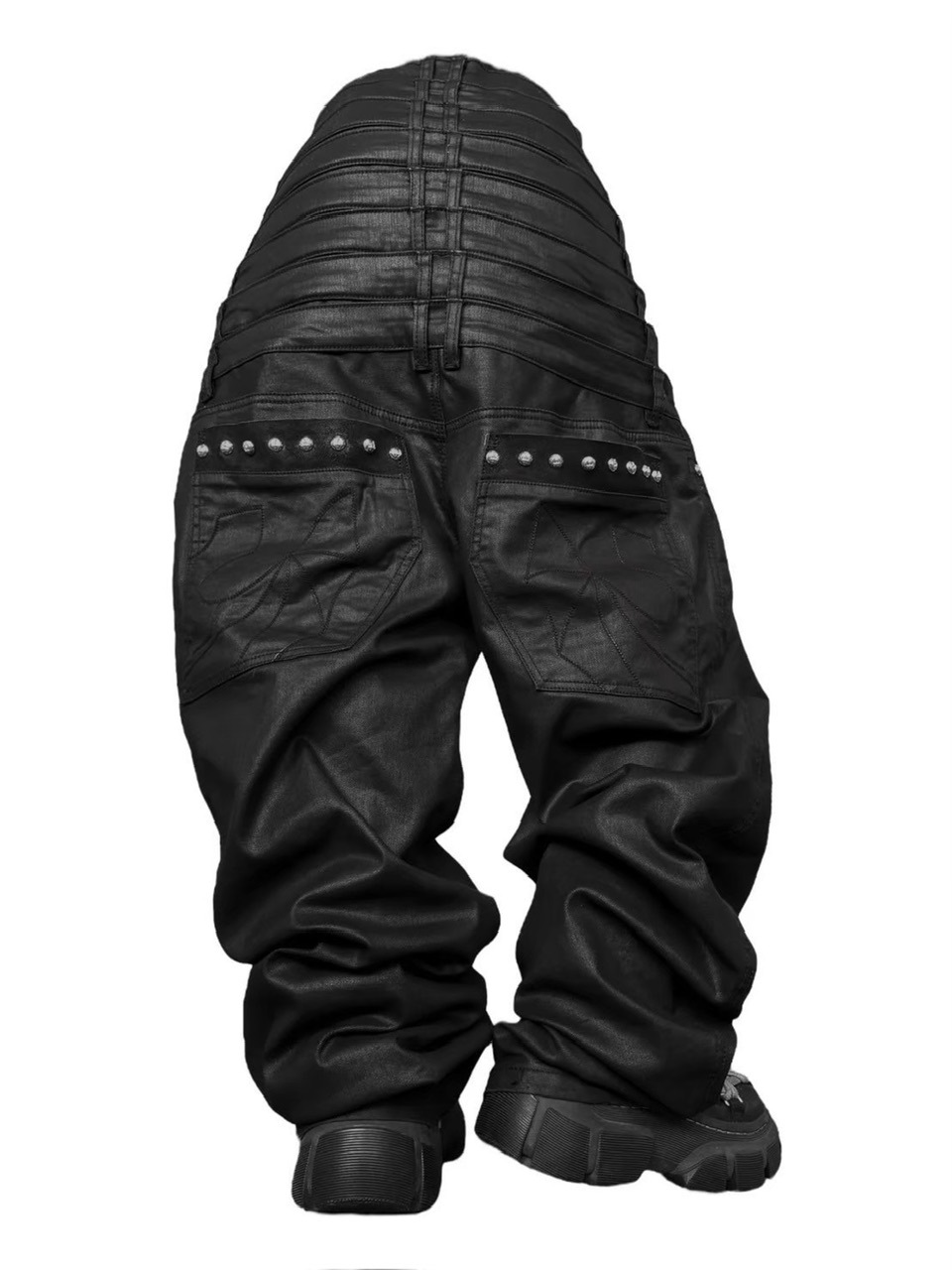 【GUCCI】レディース☆バルーン デニムパンツ BLACK UNIZ】8 Backs J-Cut Pants / 【ユニズ】ダーティーライク