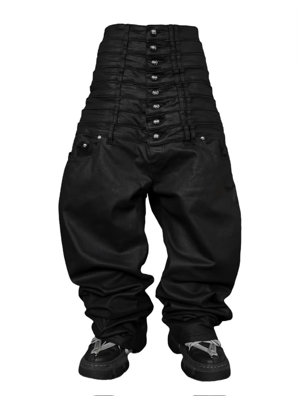 UNIZ】8 Backs J-Cut Pants / 【ユニズ】ダーティーライク