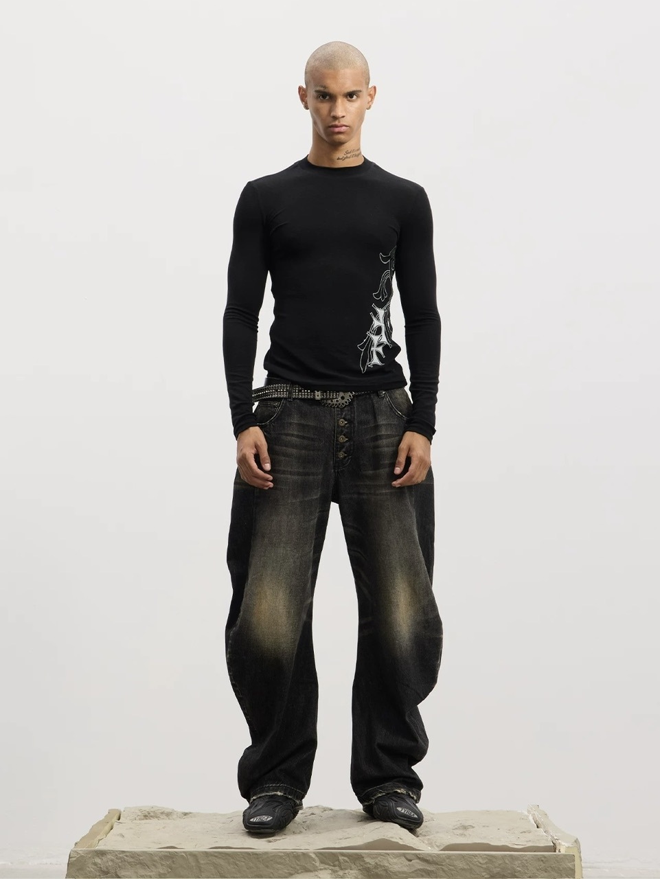 トップス STILL BY HAND PRINTED LONG SLEEVE 46 STILL BY HAND PRINTED LONG SLEEVE 46 STILL BY HAND】 | 101