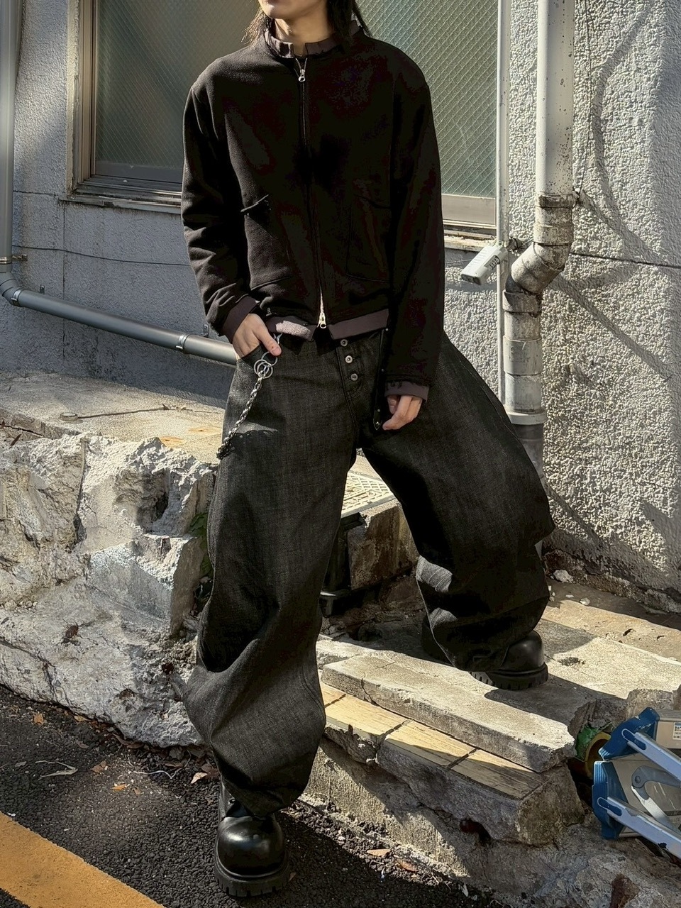 受注制【youll】layered zip up jacket (2color)