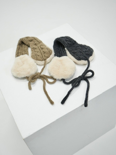 Never mind the XU】ear muffler (2color) / 【ネバーマインドザ