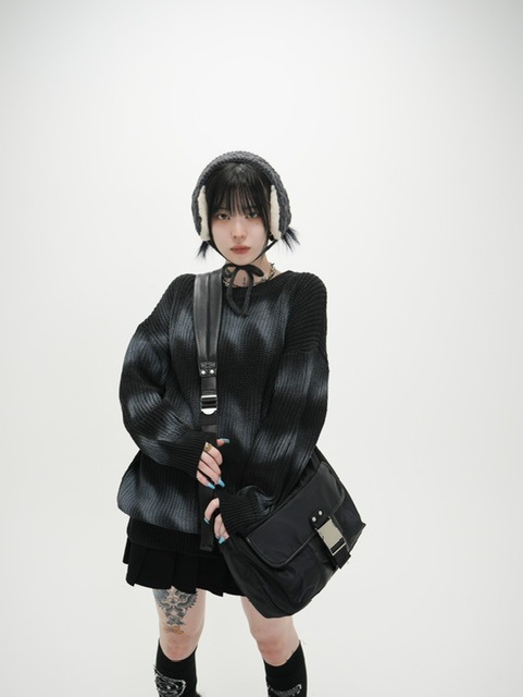 Never mind the XU】ear muffler (2color) / 【ネバーマインドザ
