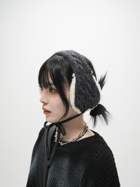 Never mind the XU】ear muffler (2color) / 【ネバーマインドザ