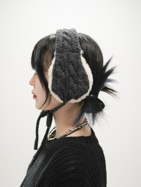 Never mind the XU】ear muffler (2color) / 【ネバーマインドザ