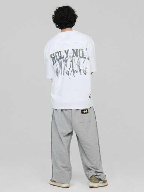 1/28再入荷【HOLY NUMBER 7】HOLYNUMBER7 X MBA Vintage graphic Stud Training Pants