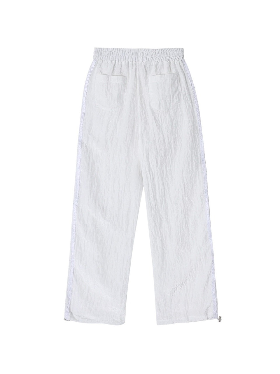 ★CRANK★FRILL LINE WRINKLED PANTS_WHITE★正規品/直送料込 CRANK】FRILL LINE WRINKLED PANTS | OUR BRAND,CRANK