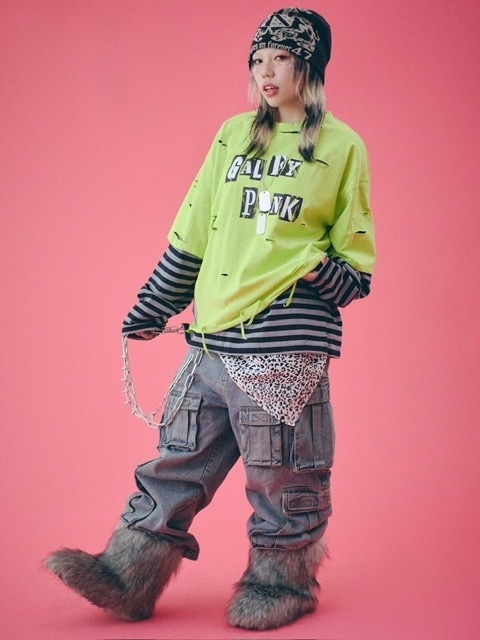 GALFY (ガルフィー) がるふぃーいずぱんく！ロンT BLACK 楽天市場】GALFY (ガルフィー) がるふぃーいずぱんく！ロンT
