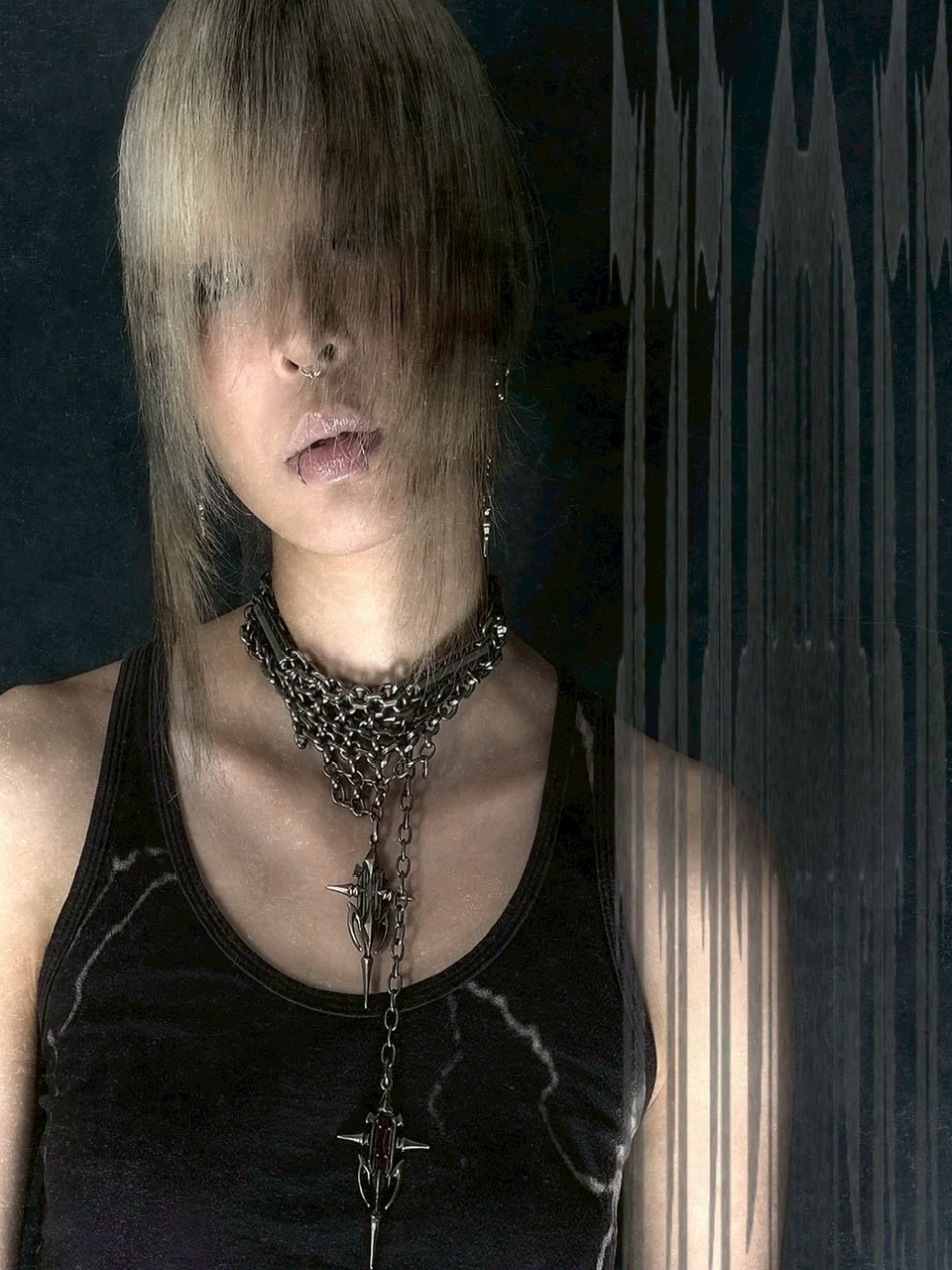 【IIIMIII】Industrial Heavy l Choker IIIMIII】Industrial Heavy Metal Choker | OUR BRAND,IIIMIII