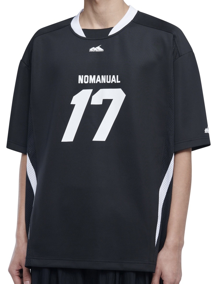 【NOMANUAL】 17 MESH BLOCK FOOTBALL JERSEY ★韓国の大人気★ NOMANUAL】17 MESH BLOCK FOOTBALL JERSEY | OUR BRAND,NOMANUAL