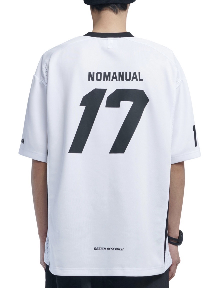 NOMANUAL】17 MESH BLOCK FOOTBALL JERSEY | OUR BRAND,NOMANUAL
