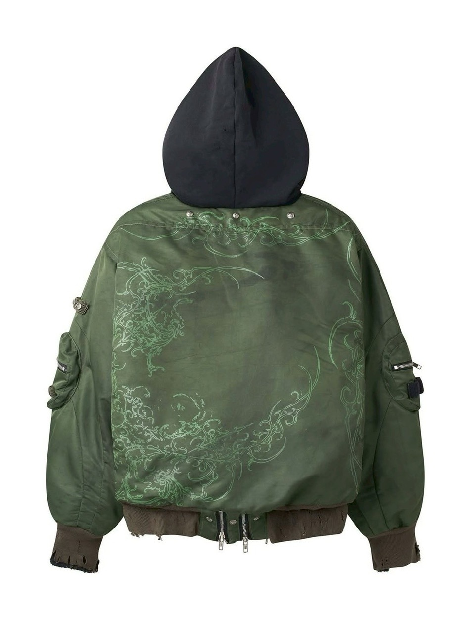 Cozy world Wide】COZY CHAOS REVERSIBLE BOMBER JACKET / 【コージー