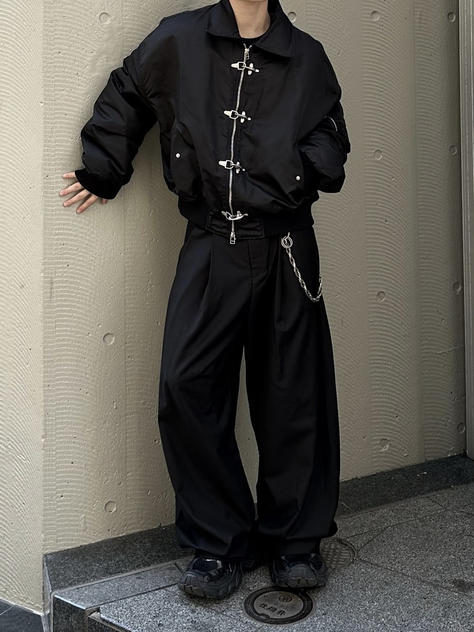 大阪店WEB限定【Chikashitsu +】fireman MA-1 jacket