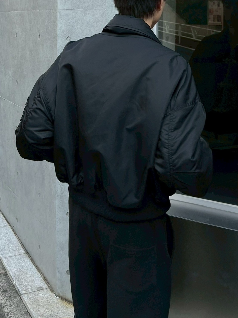 大阪店WEB限定【Chikashitsu +】fireman MA-1 jacket