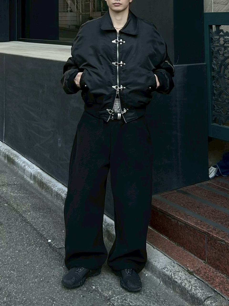 大阪店WEB限定【Chikashitsu +】fireman MA-1 jacket