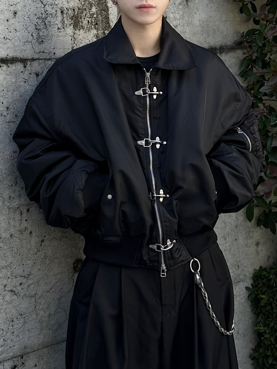 【祝新年大セール！】ファイヤーマン ジップジャケット 大阪店WEB限定【Chikashitsu +】fireman MA-1 jacket