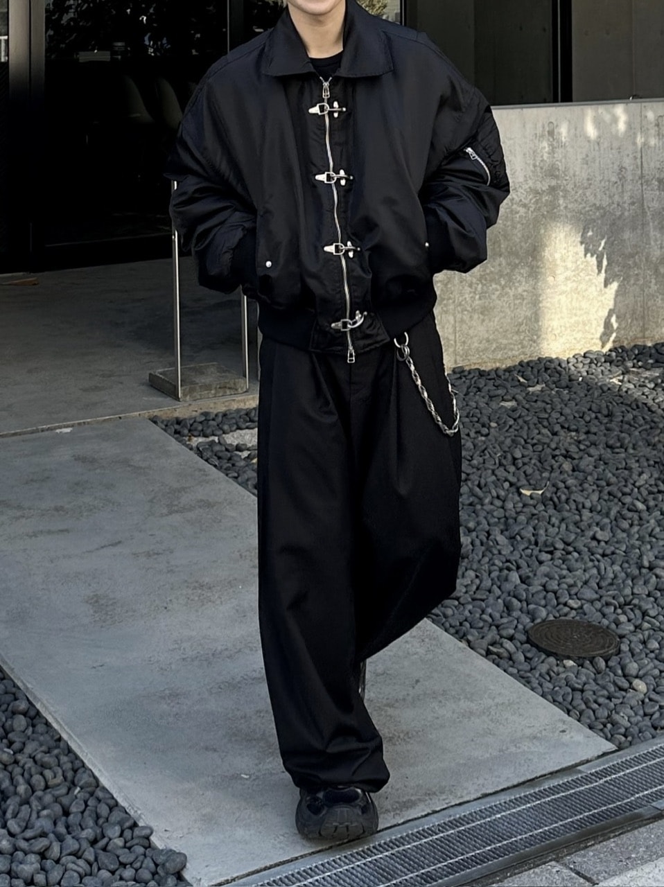 大阪店WEB限定【Chikashitsu +】fireman MA-1 jacket