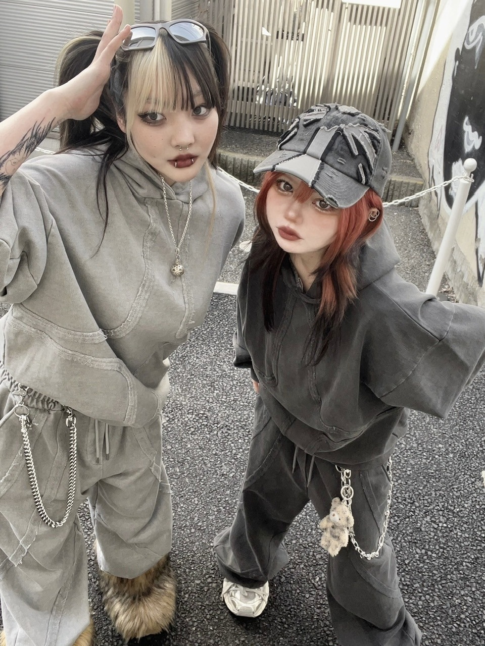 XU DOG】set up design pigment pants (2color) | OUR BRAND,XU