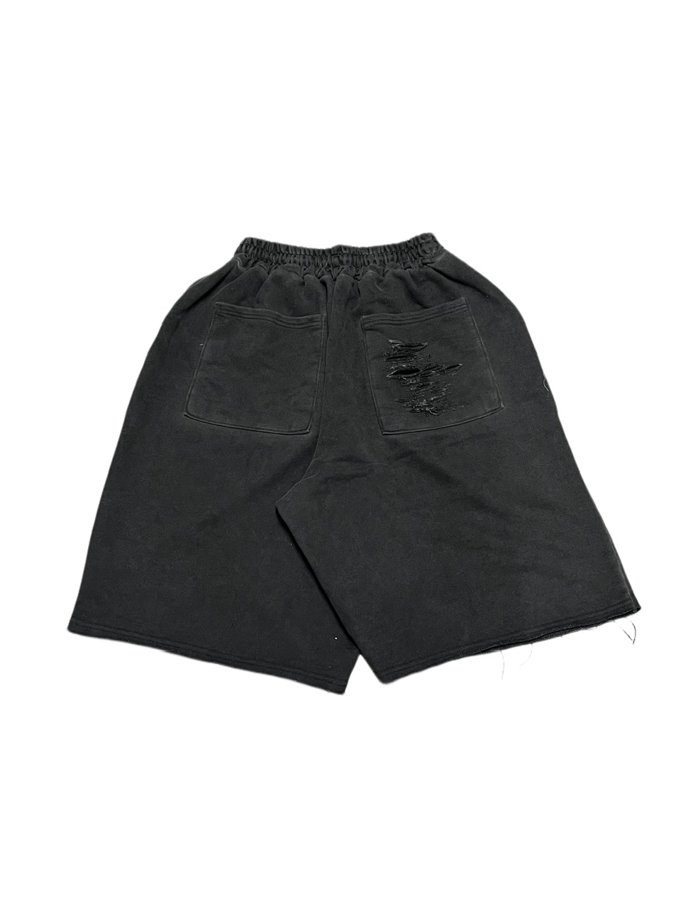 XU DOG】damage sweat half pants | OUR BRAND,XU DOG,BOTTOMS