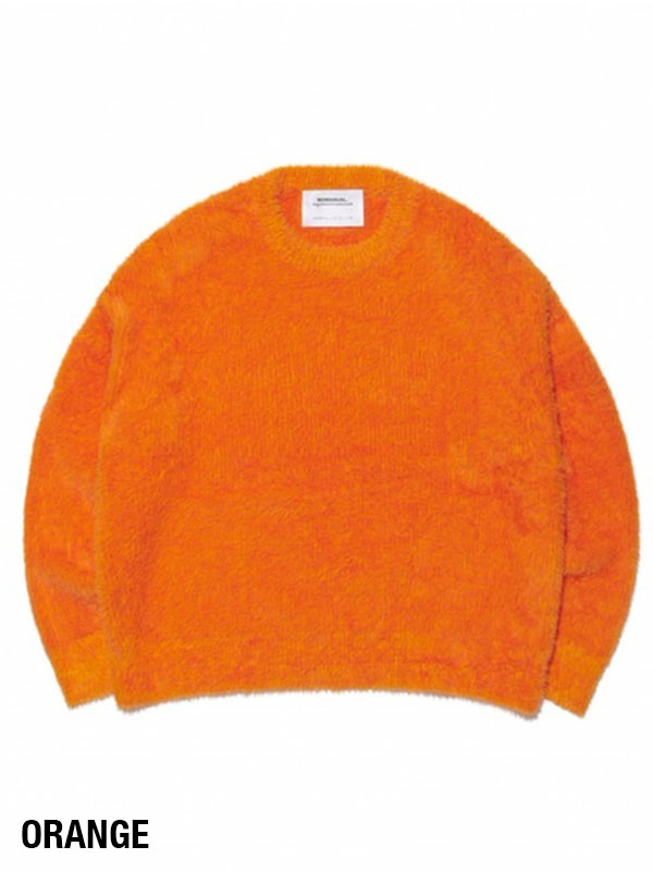 【NOMANUAL】CROPPED HAIRY KNIT (15color)