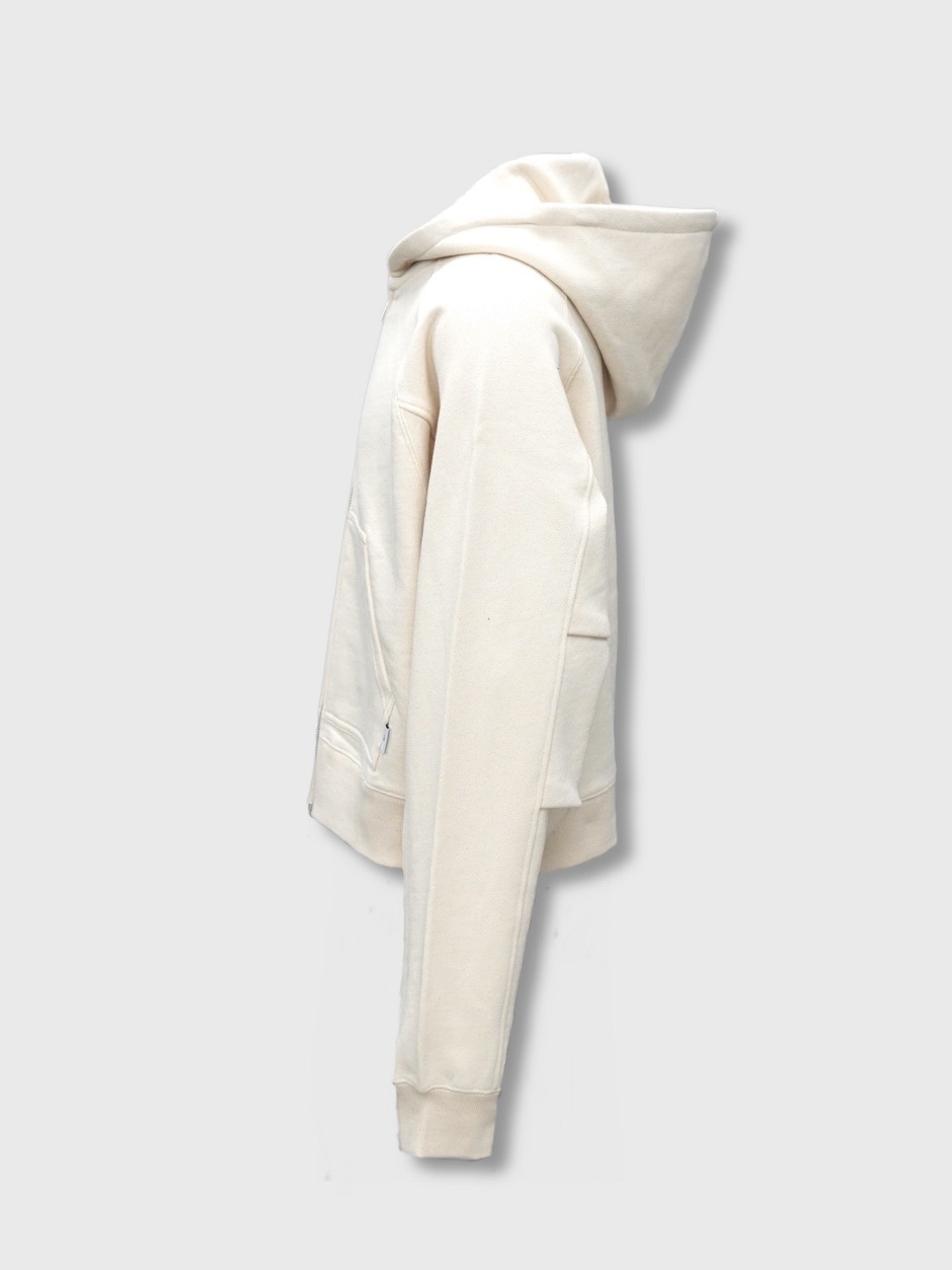 CS】cropped double zip hoodie (ivory) | OUR BRAND,Chikashitsu +,CS