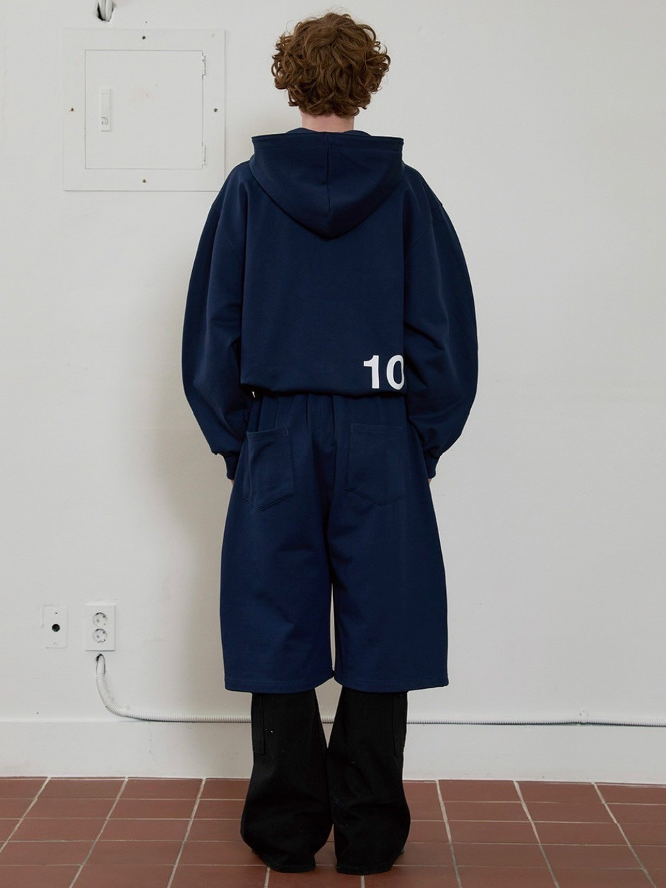 ESC studio セットアップ ESC STUDIO】oversize fur hooded jacket | OUR BRAND,ESC