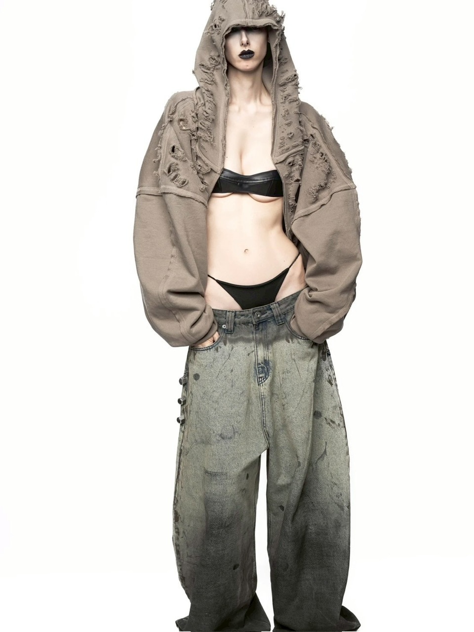 LATUI ATELIER】ANGER ISSUES HOODIE / 【ラトゥイ アトリエ