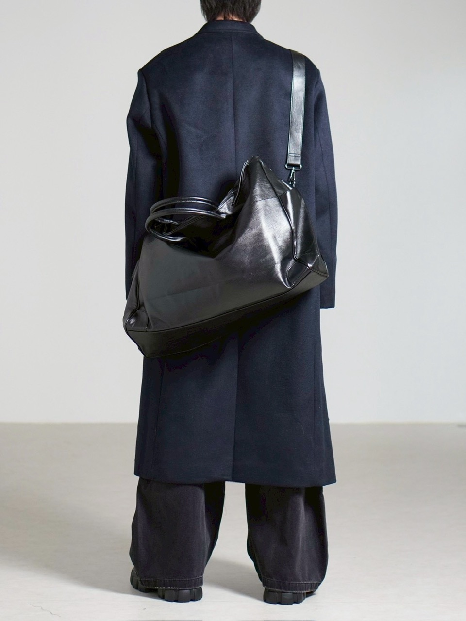 受注制【Chikashitsu +】travel big boston bag / 【チカシツプラス】トラベルビッグボストンバッグ (2color)