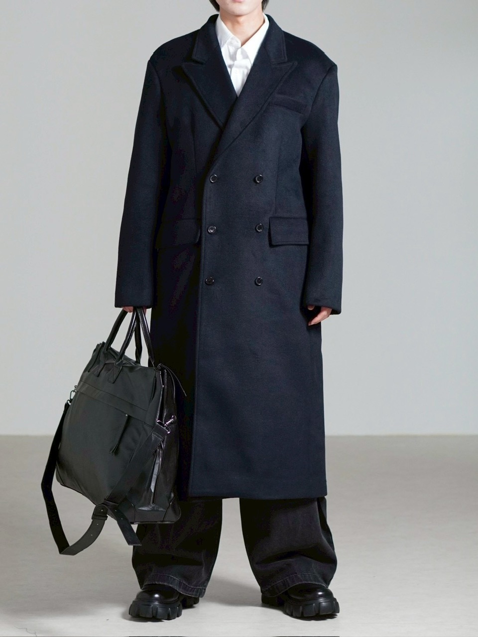 受注制【Chikashitsu +】travel big boston bag / 【チカシツプラス】トラベルビッグボストンバッグ (2color)