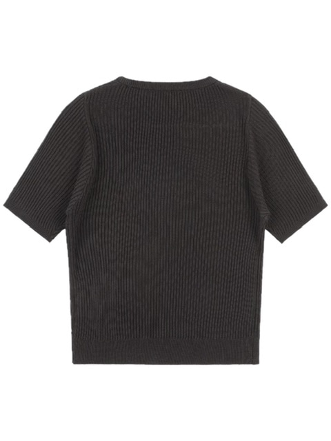 ■FANCY CLUB■ NF INNOCENT KNIT T-BLACKF24QB300 F24QB300BK FANCY CLUB】INNOCENCE KNIT TEE | OUR BRAND,FANCY CLUB