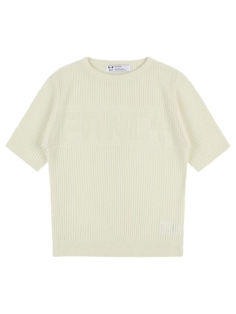 ★FANCY CLUB★ NF INNOCENT KNIT T-BLACKF24QB300 F24QB300BK NF] INNOCENCE KNIT TEE_(BLACK)_F24QB300 - FANCY CLUB | 60