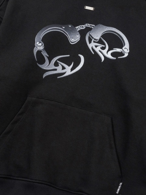 【AJOBYAJO】Tribal AJO Handcuffs Hoodie