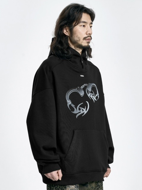 【AJOBYAJO】Tribal AJO Handcuffs Hoodie