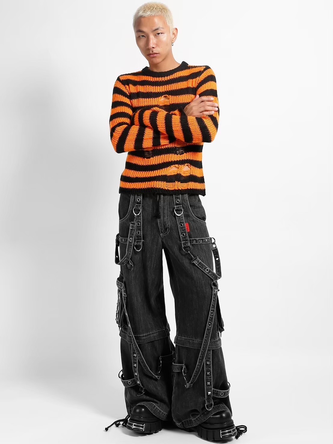 TRIPP NYC DENIM STRAP PANT 2WAYデニムカーゴ TRIPP NYC DENIM STRAP PANT 2WAYデニムカーゴ
