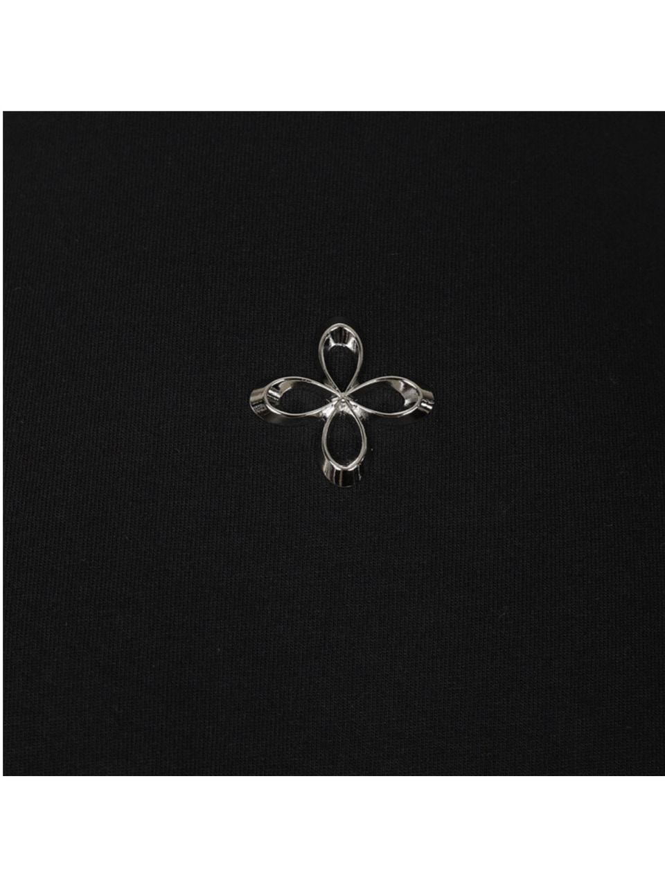 6/16再入荷【SURGERY】unbalance metal clover logo T-shirts