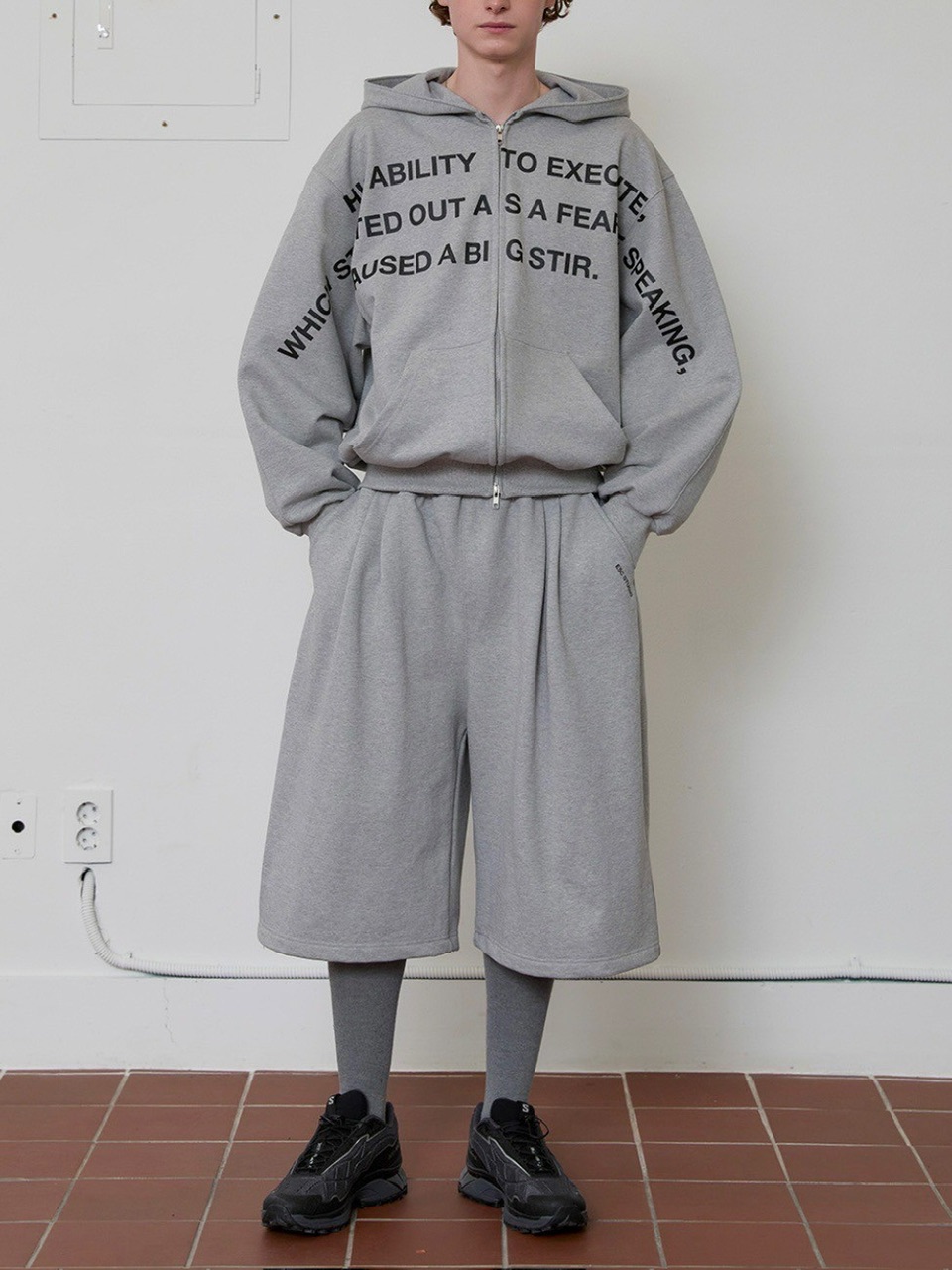 ●ESC STUDIO● training bermuda pants (3色) unisex ESC STUDIO】training bermuda pants | OUR BRAND,ESC STUDIO