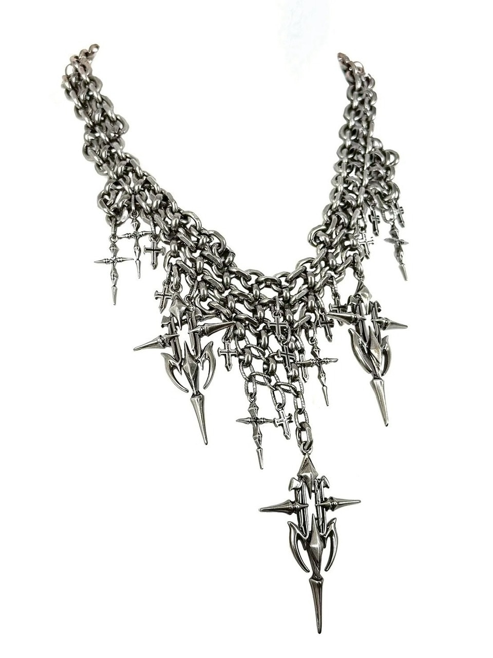 IIIMIII】Gothic Cross Spike Necklace / 【イアミ】ゴシッククロス