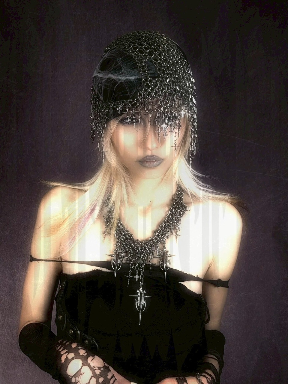 IIIMIII】Gothic Cross Spike Necklace / 【イアミ】ゴシッククロス