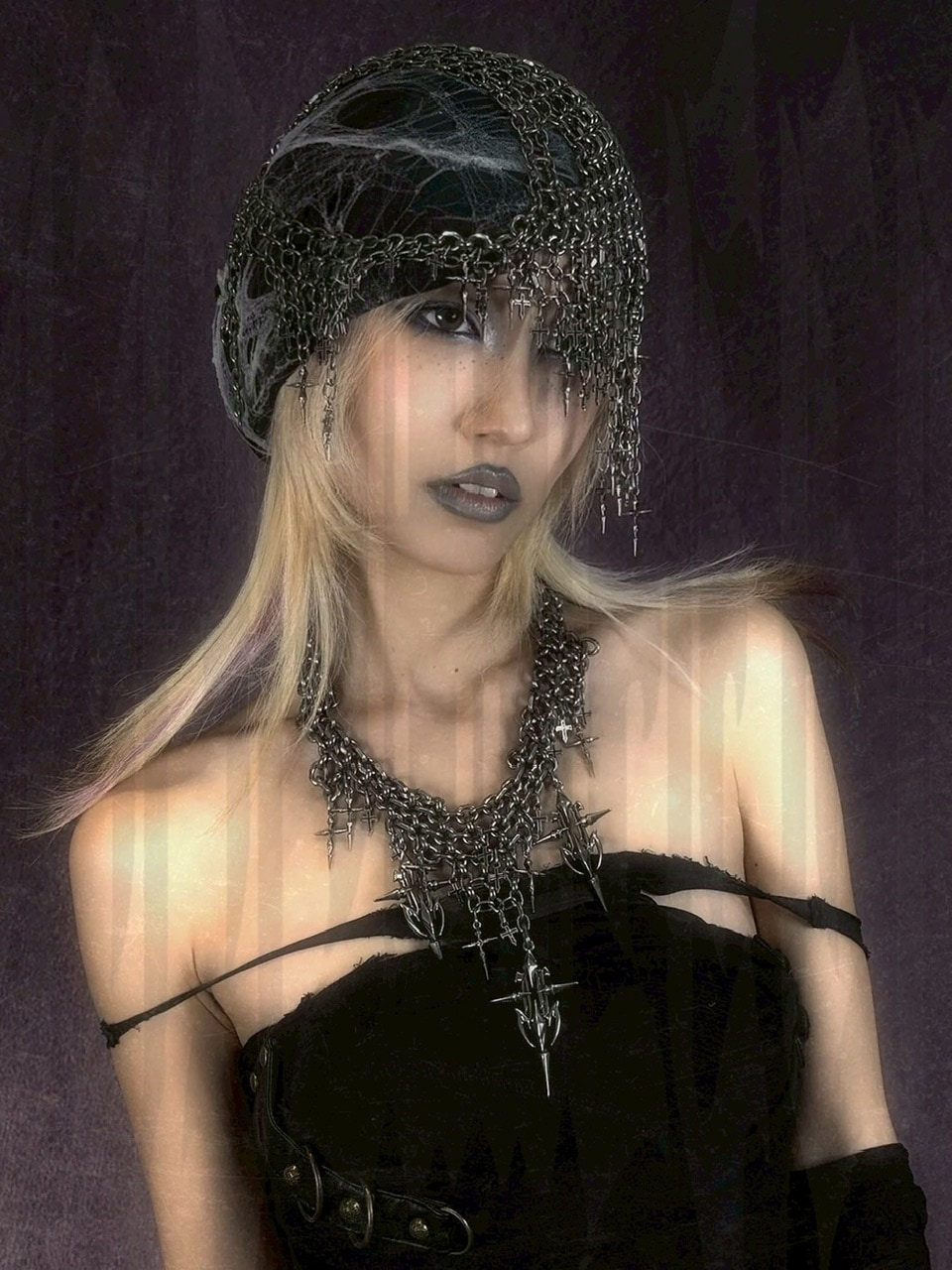 iiimiii ネックレス IIIMIII】Gothic Cross Spike Necklace / 【イアミ】ゴシック