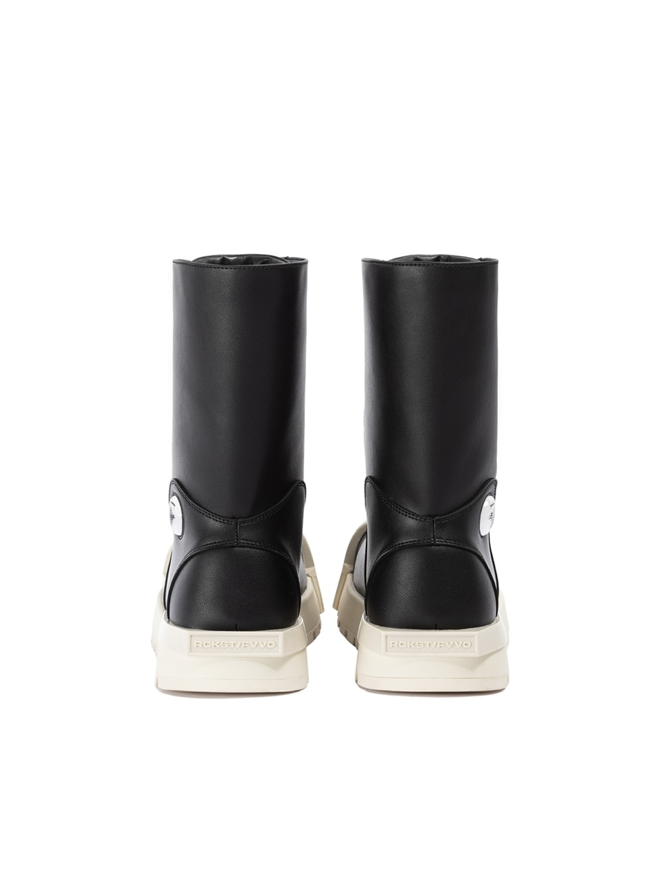 FVVO丨Ironclad Beetle PU Black Leather Boots-Black&High
