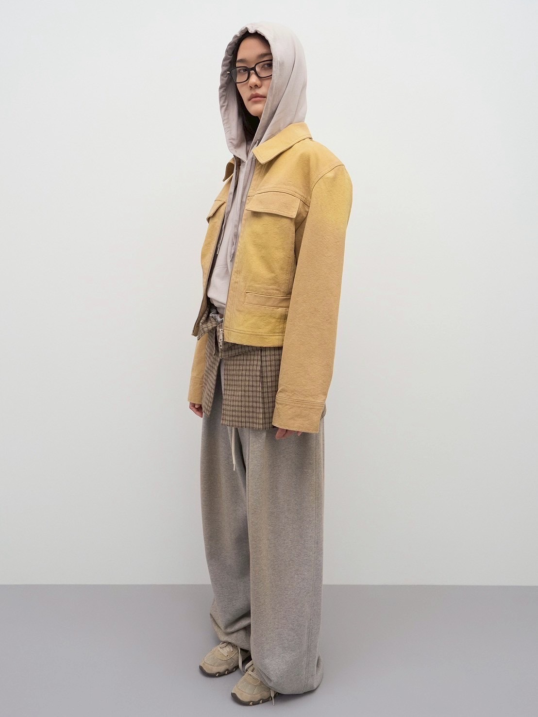 【LCDC】SPRAY WASHED PLEATS DETAIL TROUSERS / 【エルシーディーシー・ティーエム】スプレーウォッシュプリーツディティールスウェットパンツ