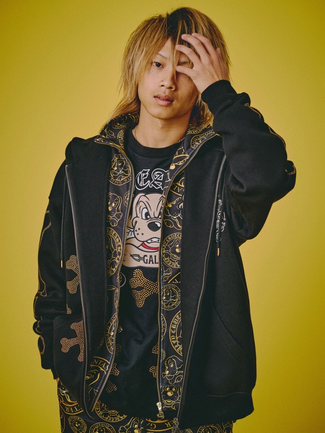 GALFY】ピカピカ骨骨パーカー | OUR BRAND,GALFY | PRESSING WEB SHOP