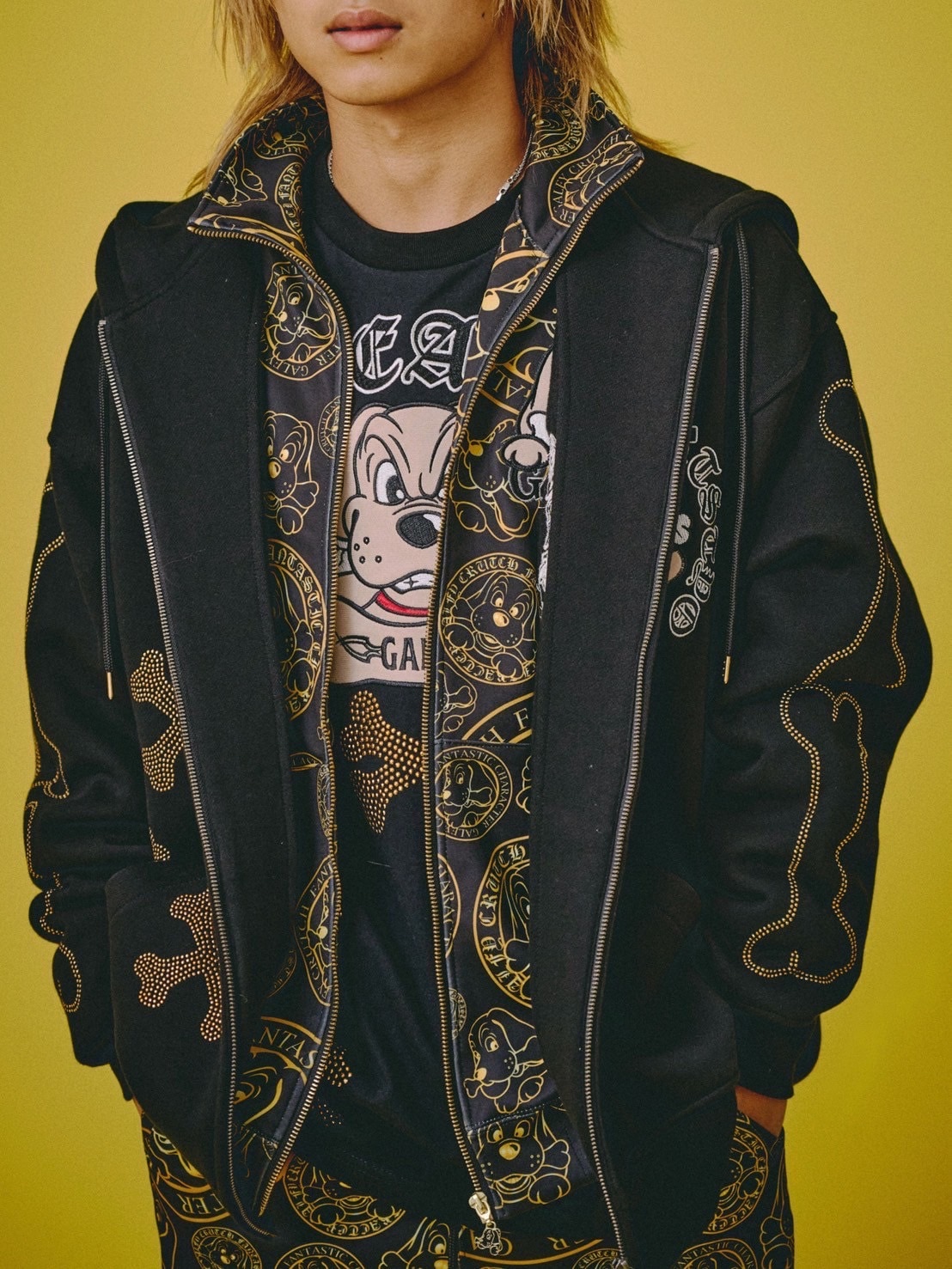 GALFY】ピカピカ骨骨パーカー | OUR BRAND,GALFY | PRESSING WEB SHOP