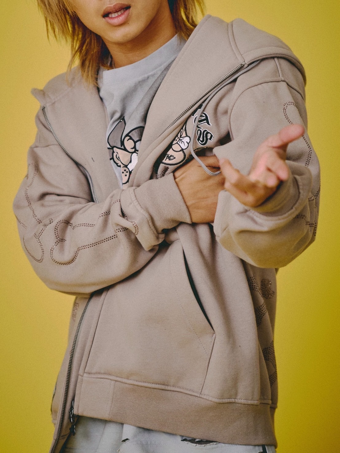 GALFY】ピカピカ骨骨パーカー | OUR BRAND,GALFY | PRESSING WEB SHOP