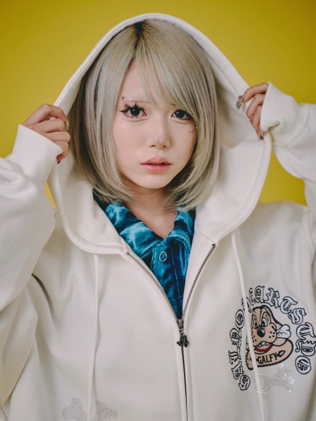 GALFY】ピカピカ骨骨パーカー | OUR BRAND,GALFY | PRESSING WEB SHOP